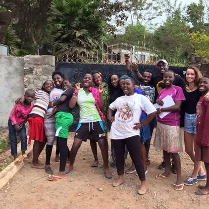 Youth participants in community session